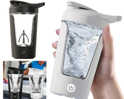 350ML Electric Protein Shaker Blender Fully Automatic Vortex Mixing Cup Bottle Eco Leakproof Fitness Cup for Travel Home Office